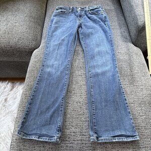 Levis 515 Jeans Women 8 Blue Bootcut Mid-Rise Denim Blue Jeans Red Tag